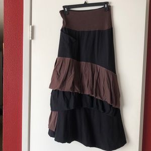 Funky, Amy G cotton knit layered skirt!!
